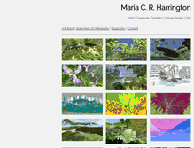 Tablet Screenshot of mariacrharrington.com